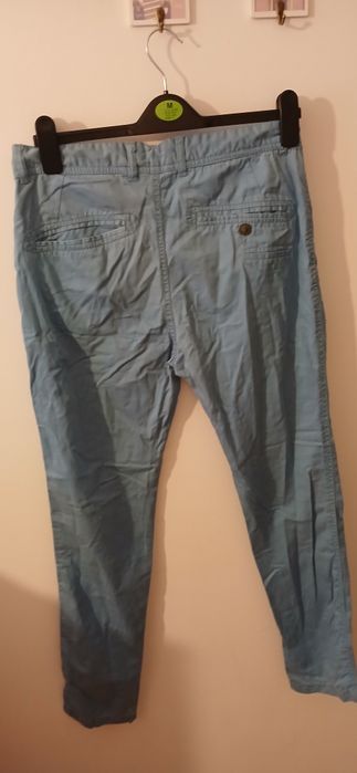 Calça clássica azul