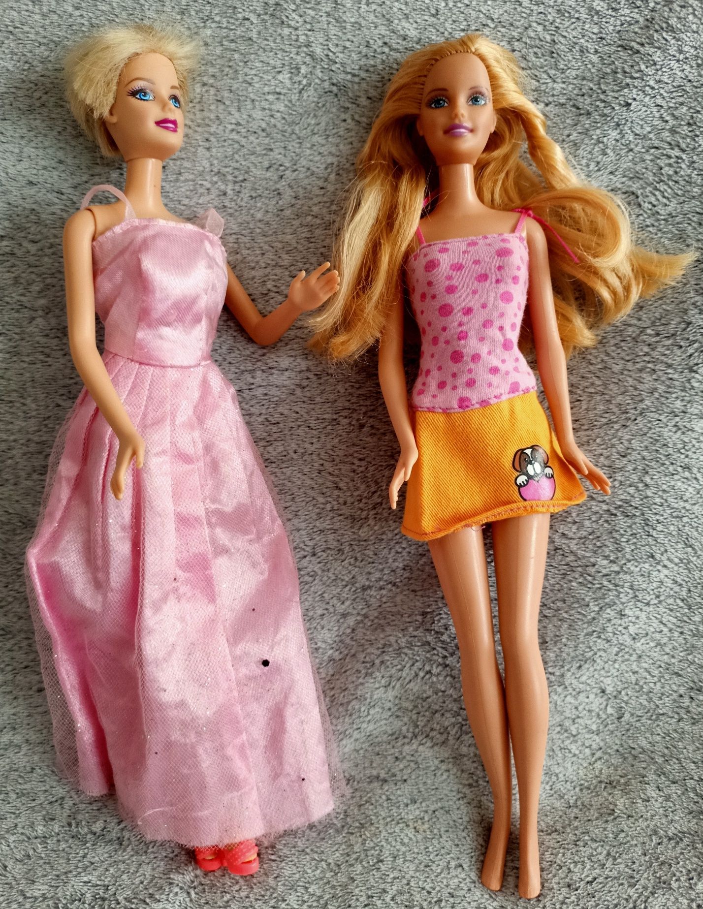 Zestawy zabawek lalki Barbie Mattel + dodatki sukienki, buciki, koń