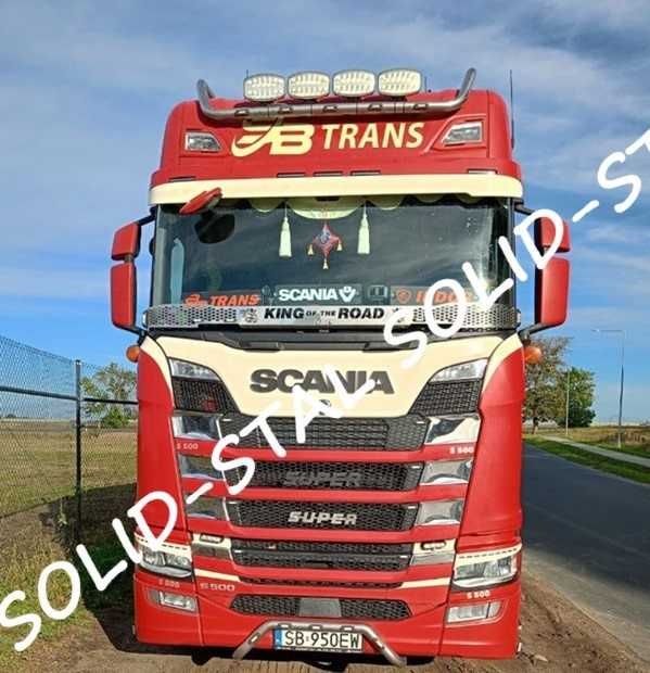 Orurowanie Ze stali nierdzewnej Scania S / R Next Gen Polerowane!