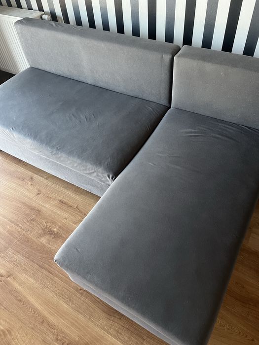 Kanapa 3 osobowa rozkładana z pojemnikiem na pościel szara ikea