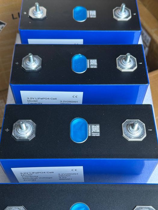 Акумулятори LiFePO4 280 ah 3,2 v 314 ah EVE акуми ячейки ціна за 4 шт