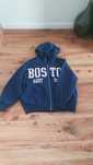 Bluza Bershka 34 XS 164 oversize granatowa rozpinana z kapturem damska