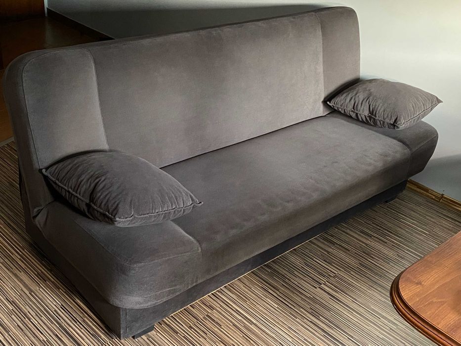 Sofa rozkładana - wersalka Bodzio / Grafitowa