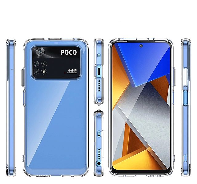 Outer Space Case etui Xiaomi Poco M4 Pro pokrowiec z elastyczną ramką