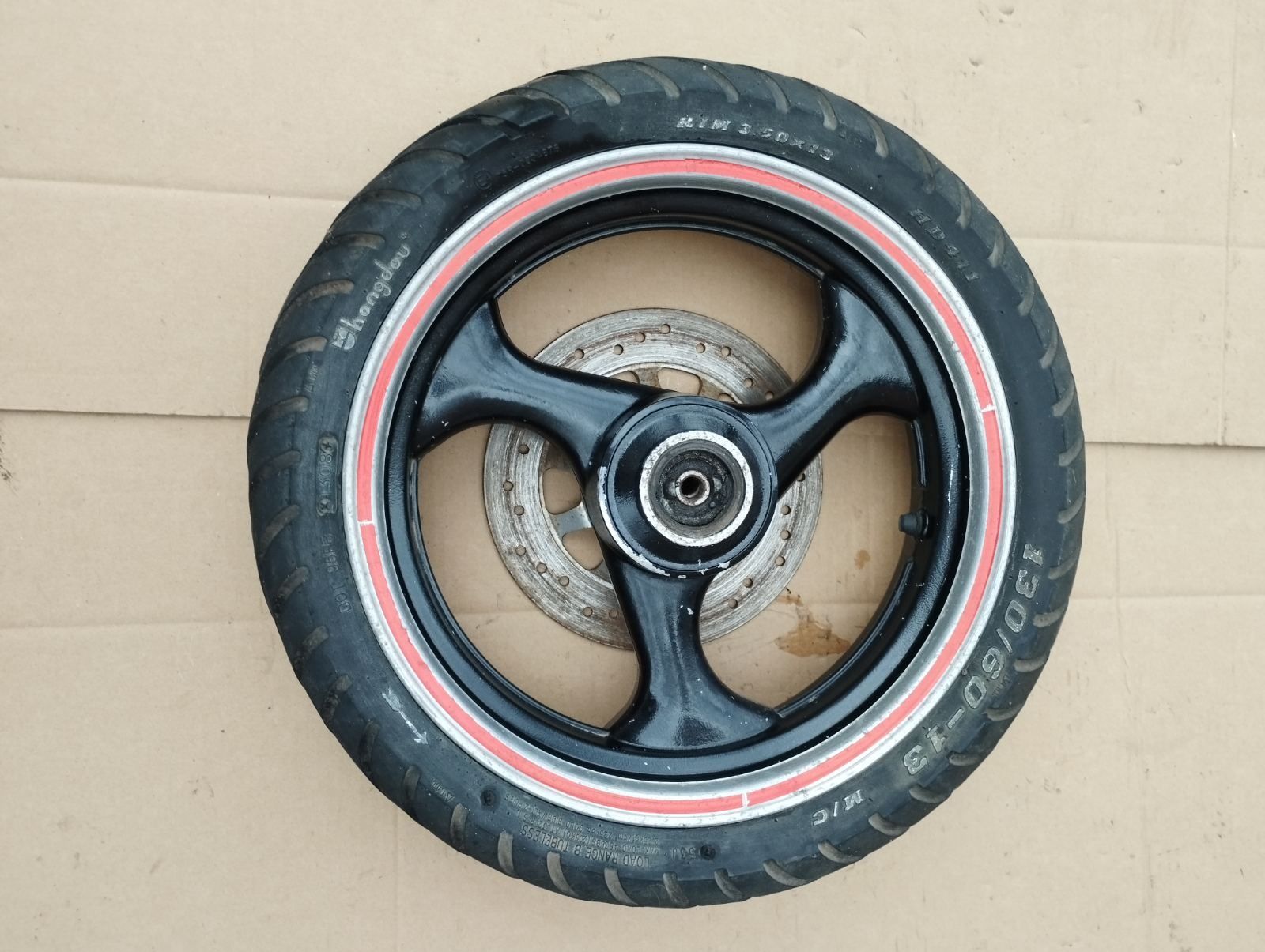 Колесо переднее/Диск передний на скутер 130/60-13/Viper Storm/F50/150
