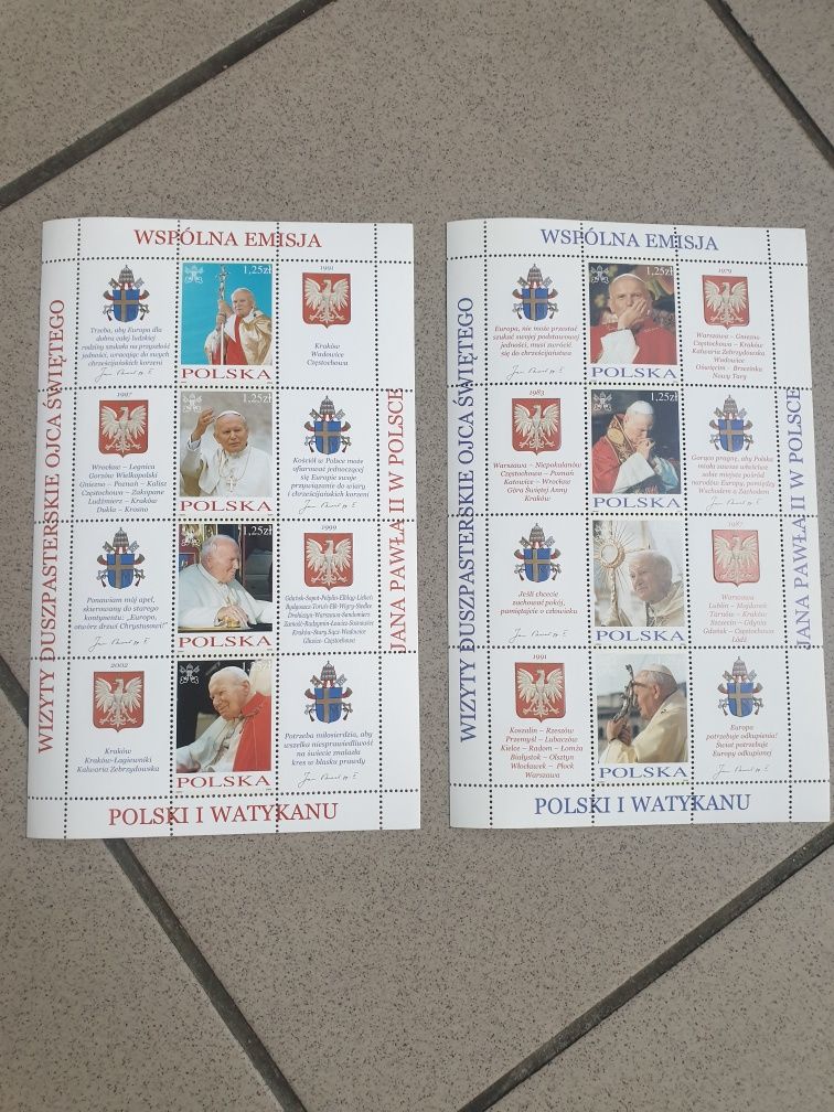 Znaczki Jan Paweł II