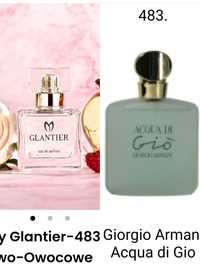 Woda perfumowana Glantier 483 odpowiednik ARMANI AQUA DI GIÕ