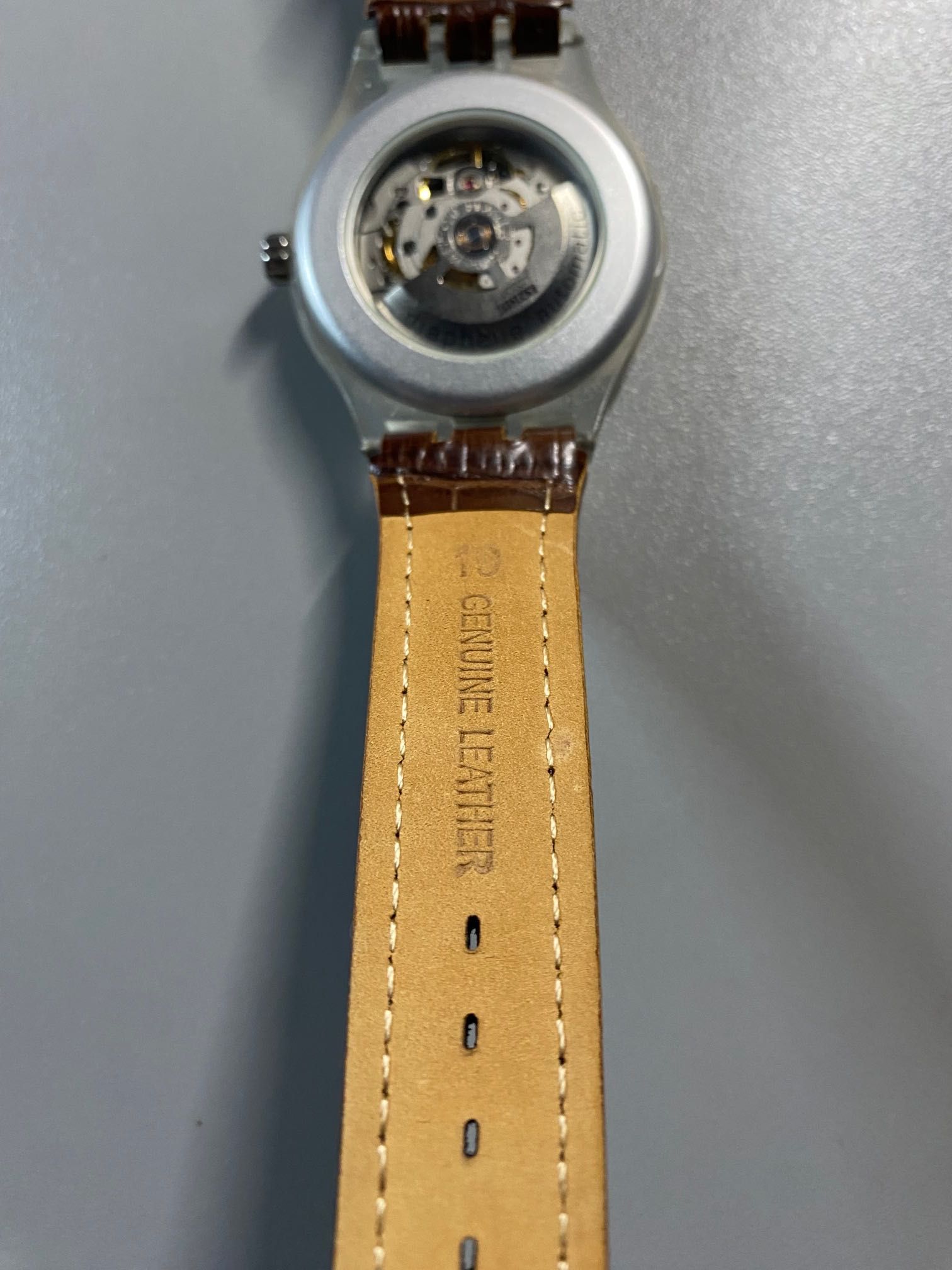 Zegarek Swatch Irony Diaphane  automatic bez paska