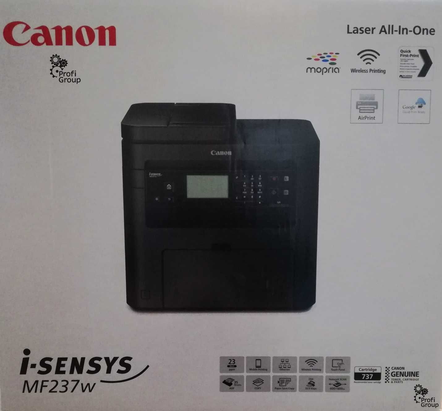 Новий Canon i-SENSYS MF237W з Wi-Fi, 12 месяців гарантія. Лазерный БФП