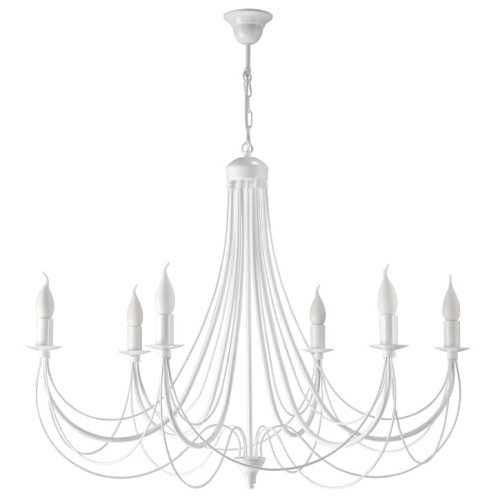 Promocja Żyrandol klasyczny JEWESA 6-ramienny - CZTERY KOLORY