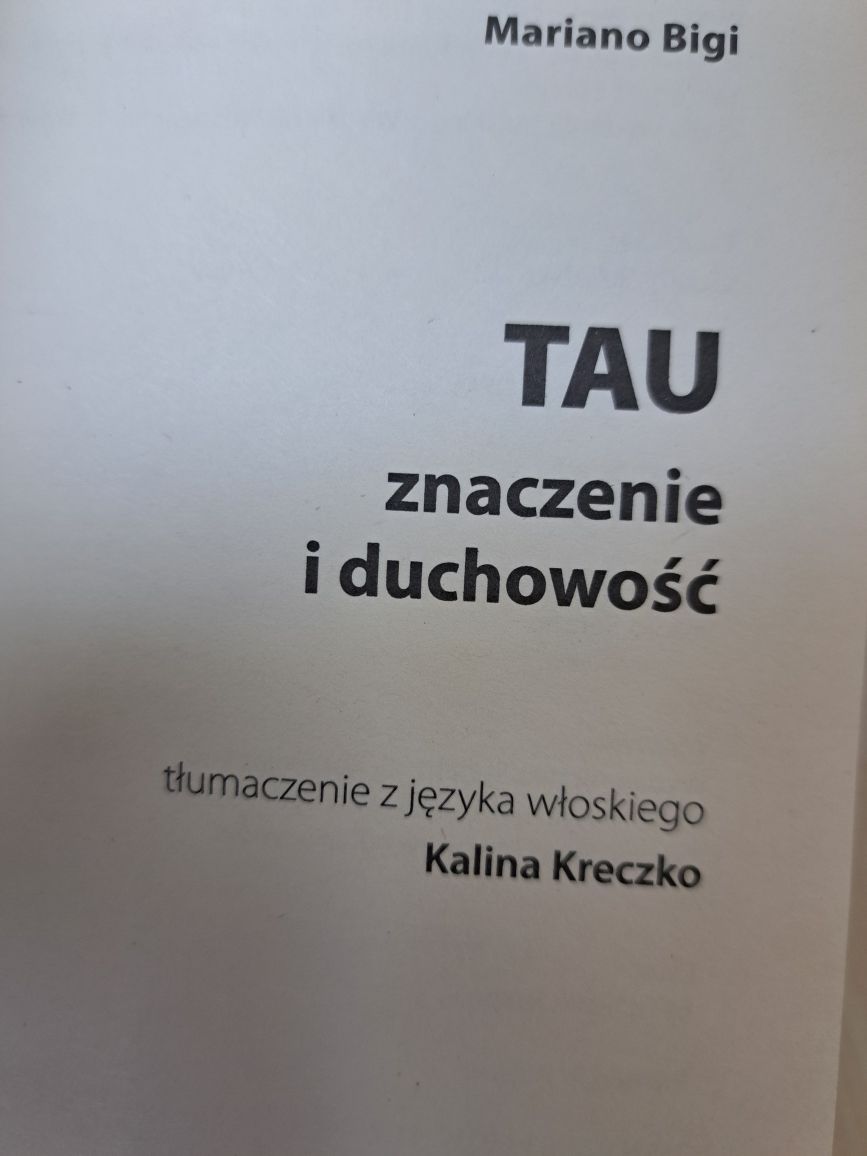 TAU znaczenie i duchowość Marino Bigi