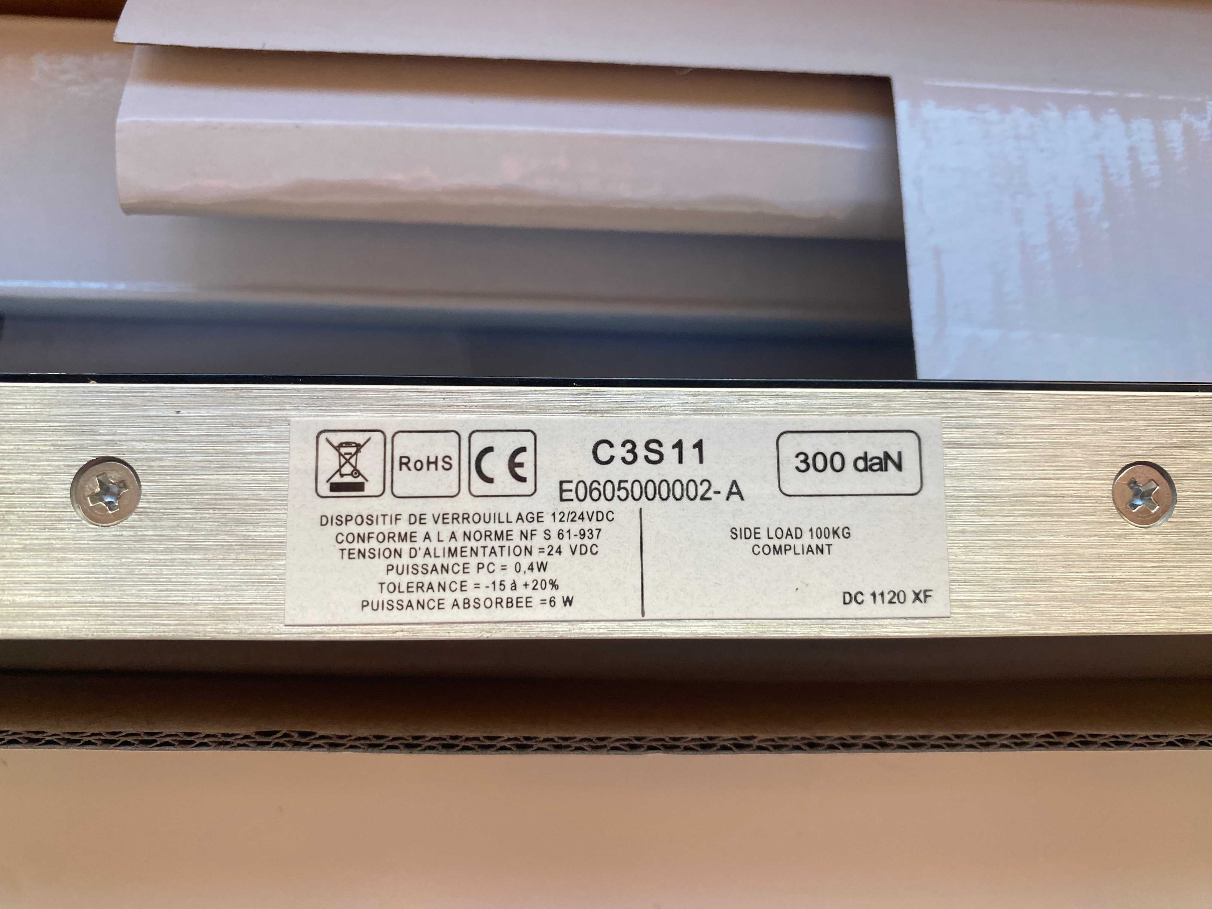 Ventosa electromagnética de superfície de 300 kg monitorizada