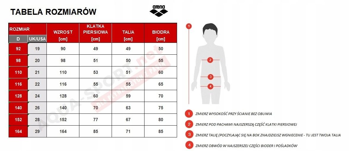 Kąpielówki dla chłopca bokserki Jammer Arena 116