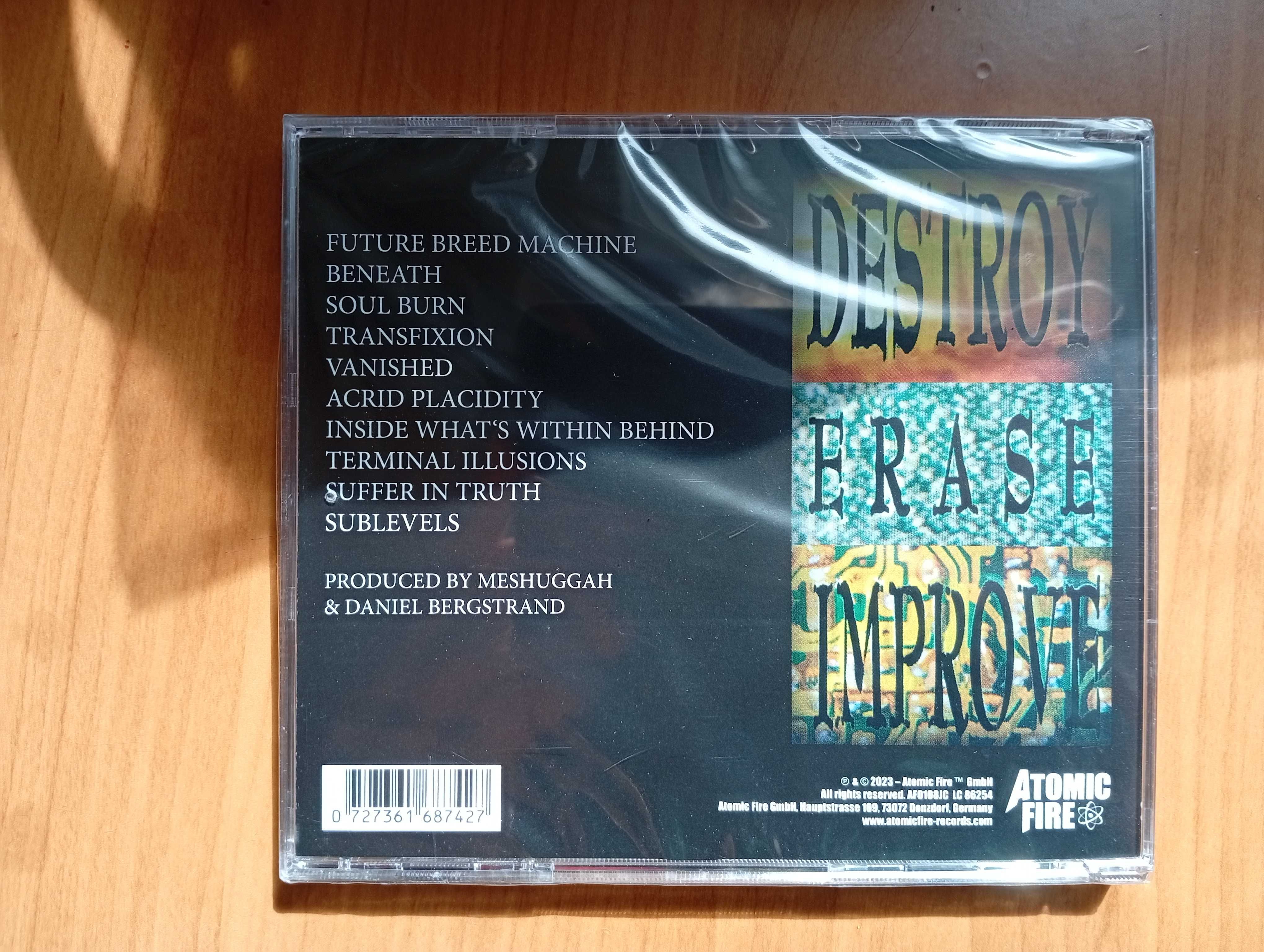 Meshuggah "Destroy Erase Improve" CD