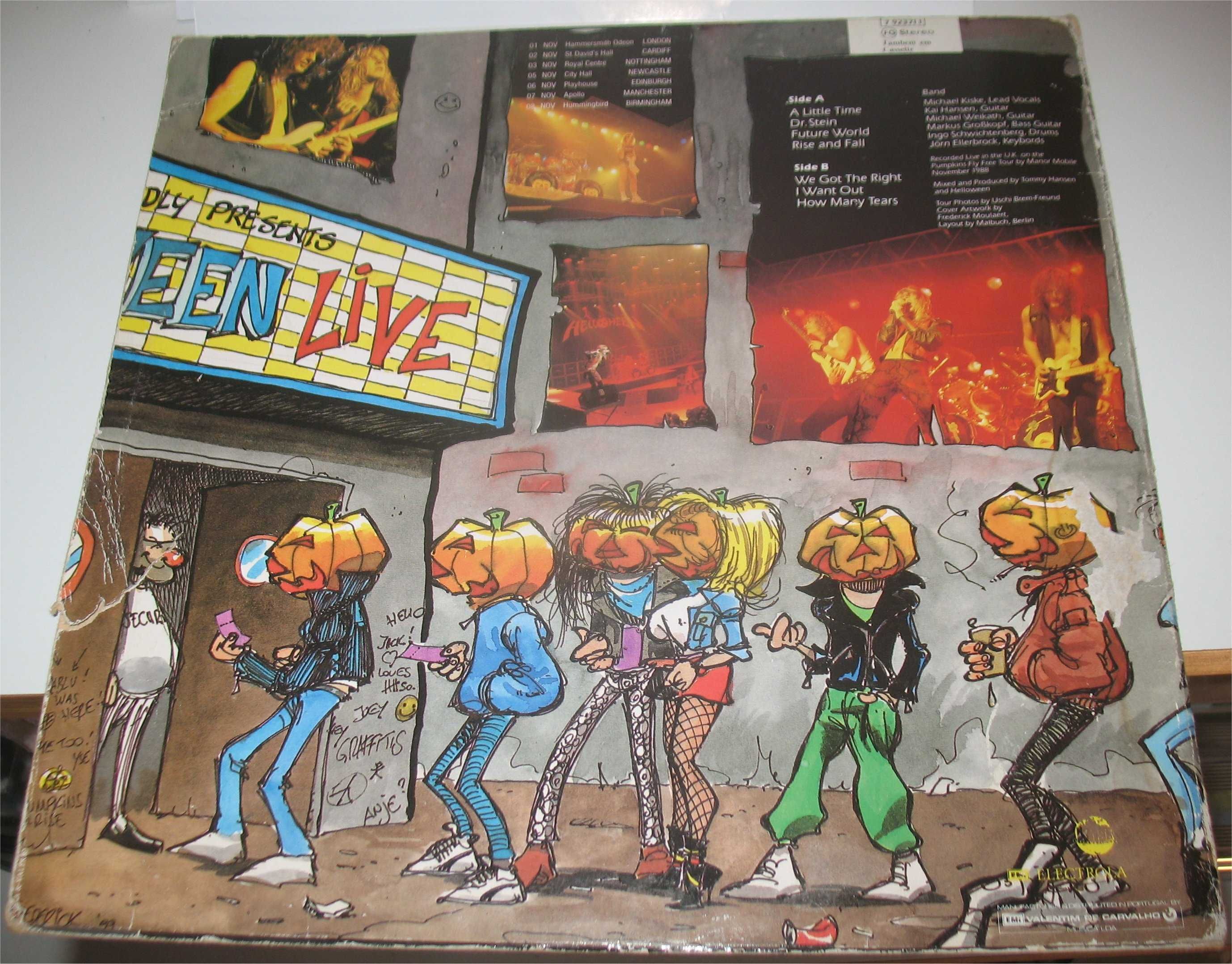 Helloween - Live In The U.K. LP