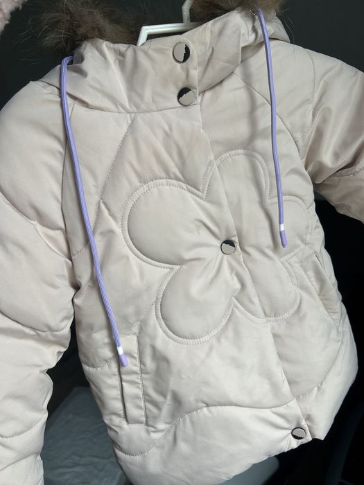 Зимова куртка , пуховік Reimo з натуральним хутром