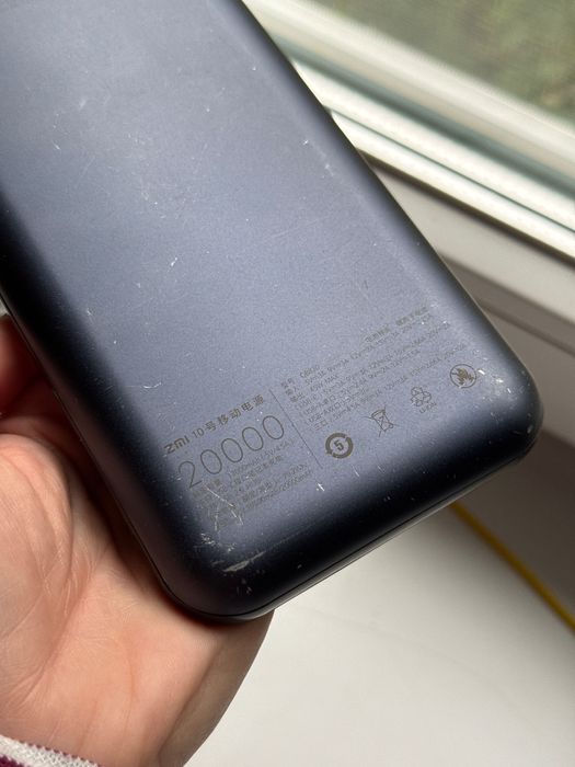 Зовнішній портативний акумулятор ZMI 10 PRO POWER BANK 20000MAH