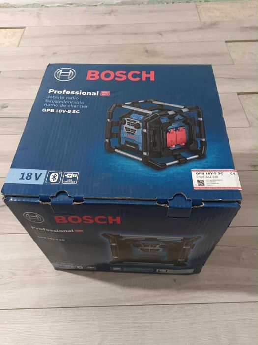 Radio FM/Bluetooth Bosch Professional GPB 18V-5 SC
