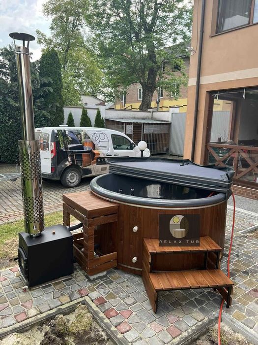 Купіль на дровах! Виробництво! Вуличне джакузі! Спа купіль