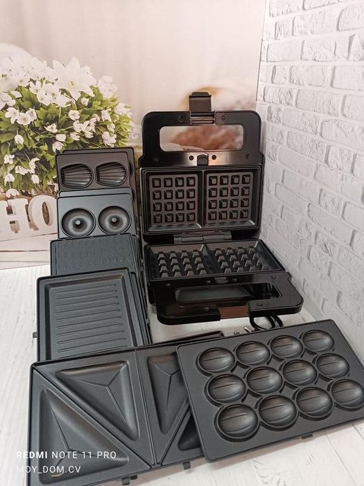 Німецький мультимейкер 7 в 1! Вафельниця ZP-806 Гриль 2200 Вт Zepline