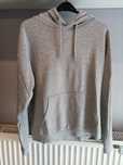 Szara bluza Basic kaptur L