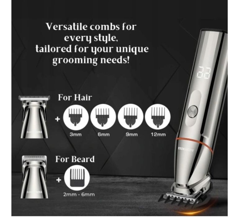 BarberBoss QR-6010 maszynka trymer do strzyżenia włosów i brody