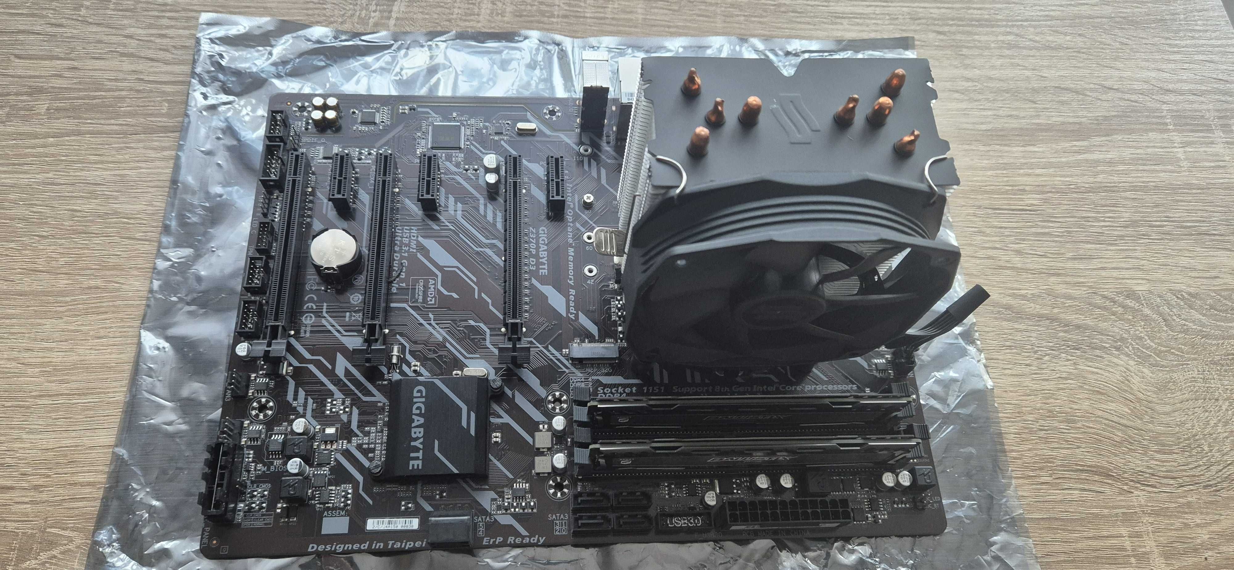 Zestaw komputerowy: i5 8600K Gigabyte Z370P Silentum 16 GB RAM