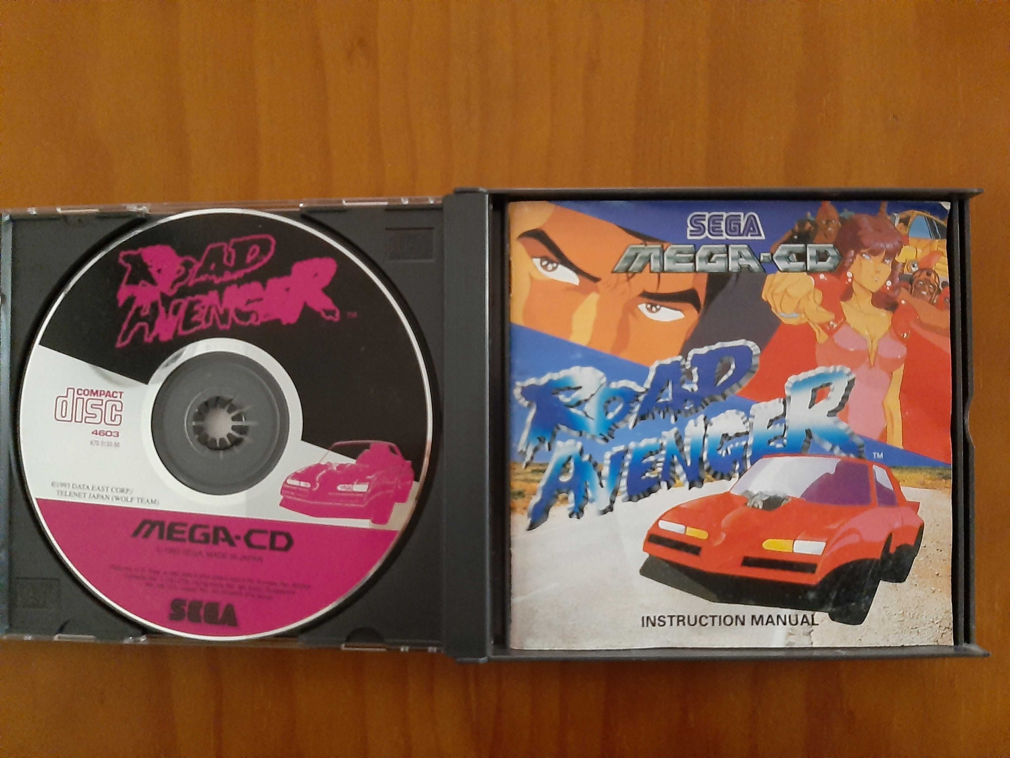 Jogo Mega Cd Road Avenger