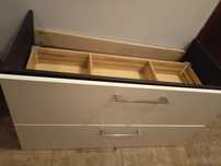 Ikea, szafka wiszaca pod umywalkę 100cm,połysk