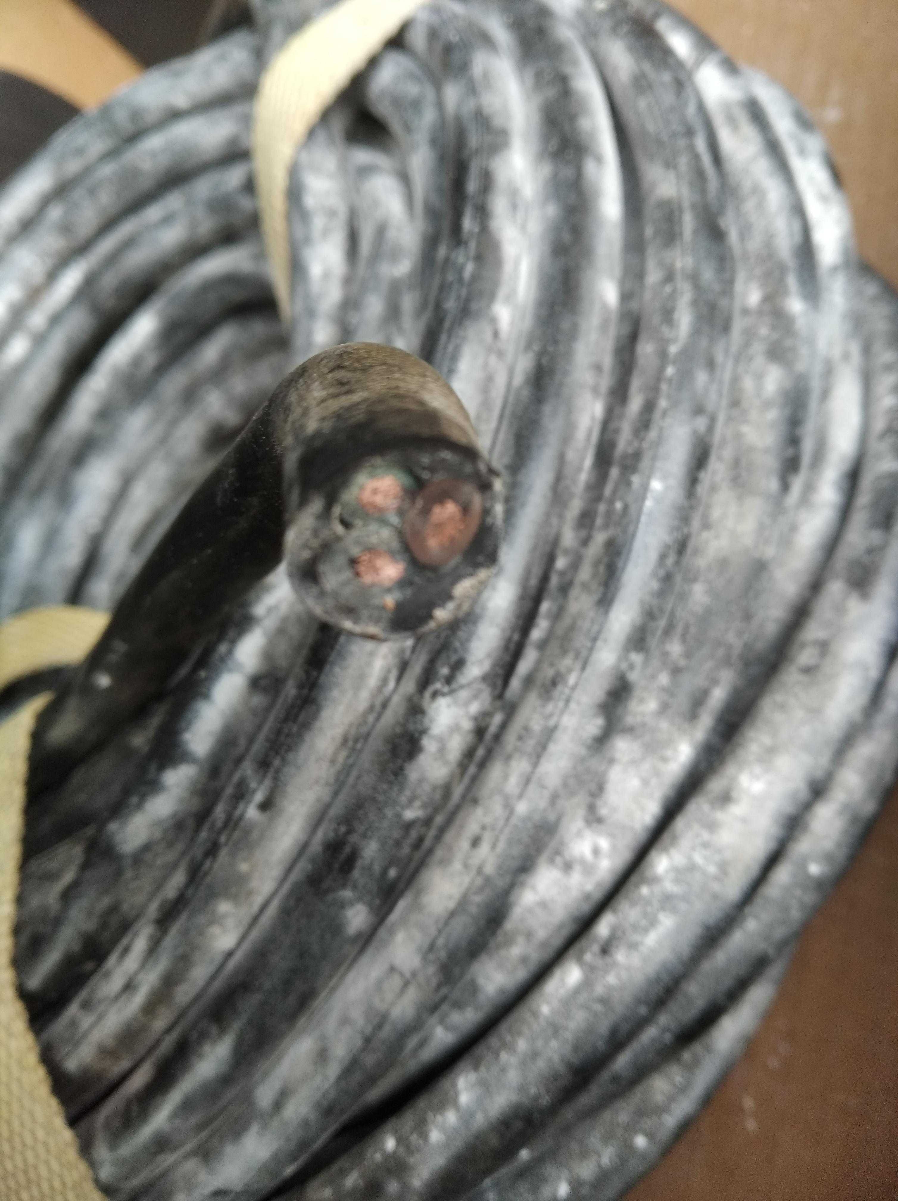 Kabel przewód okrągły linka 3x2,5 mm 25m używany