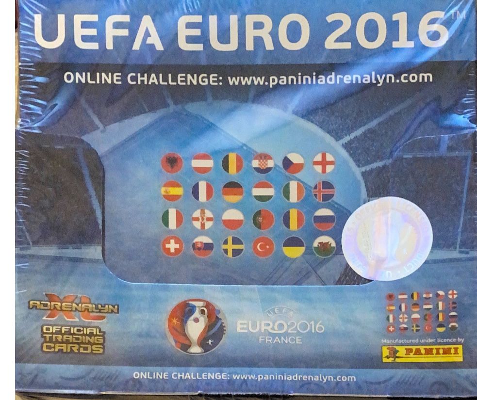 Panini Euro 2016 box nowy 50 saszetek