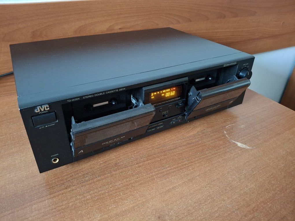 Deck JVC TD-W204 odtwarzacz kaset
