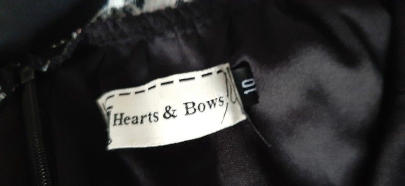 Hearts&Bows śliczna sukienka z odkrytymi plecami komunia r. M