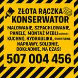 Złota Rączka Malowanie, Szpachlowanie, Panele, Montaz Mebli, Kuchni