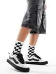 Vans Knu Skool sneakers in off-white and
black