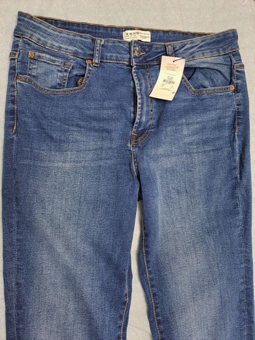 Нові стильні джинси (скіні кльош) на високий зріст розм 56-58