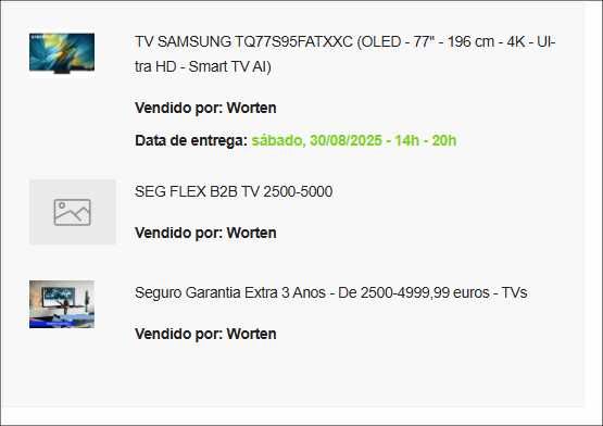 TV SAMSUNG OLED 77'' — NOVA, com Factura e Garantia 5 Anos