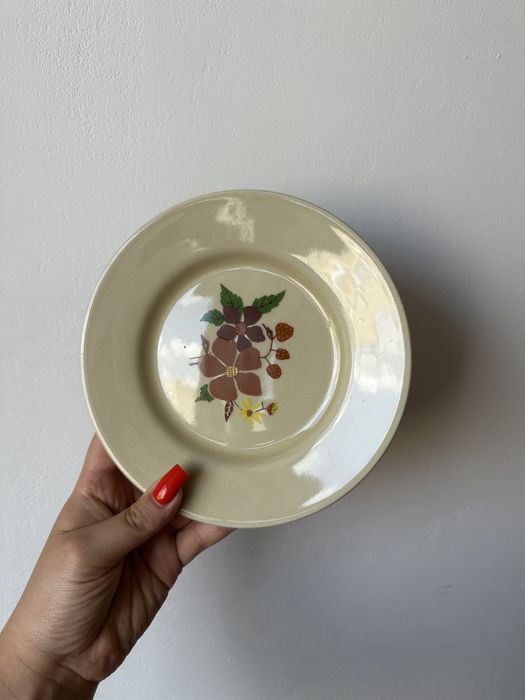 talerz tułowice zestaw 5 sztuk malych talerzykow antyki