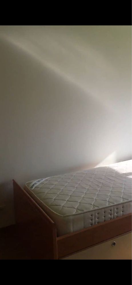 Cama de solteiro com dois gavetões + colchao