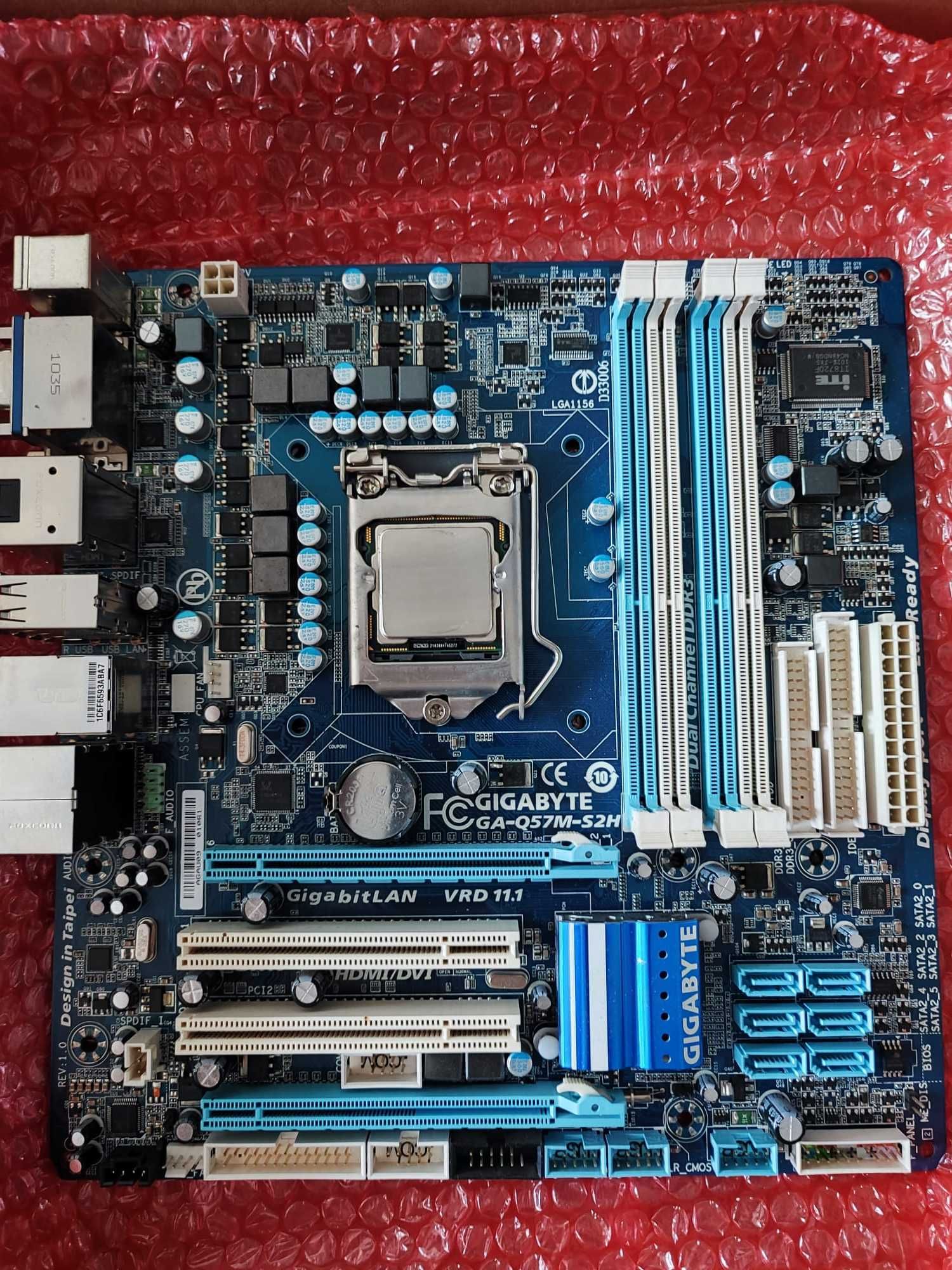 GIGABYTE GA-Q57M-S2H +  I5 760