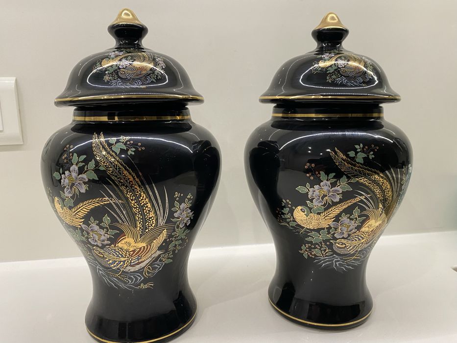 Conjunto Potes Orentais Vintage