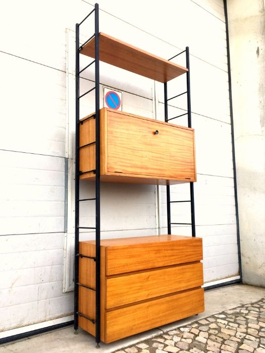 Estante olaio vintage 84comp x 32prof x 201alt.