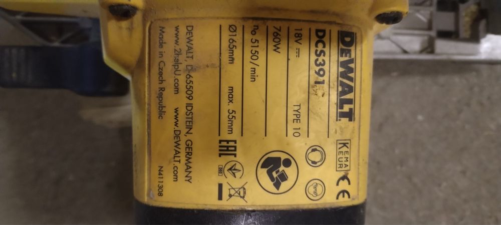 Dewalt Dcs391 bardzo mało uzywana