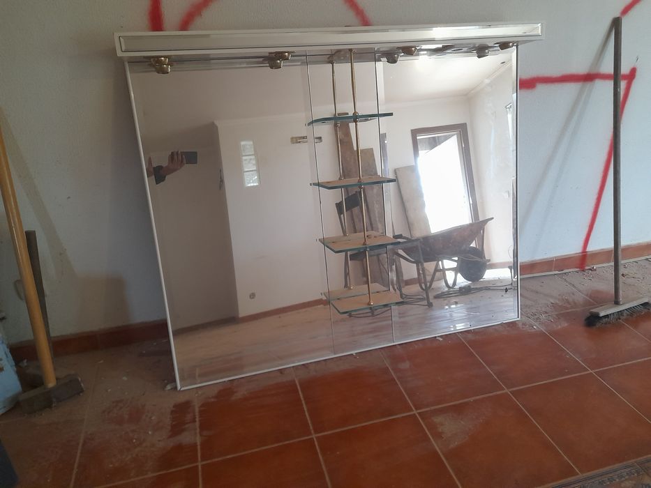 Espelho grande casa do banho