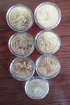 Moedas Eslováquia - coleção da Fauna