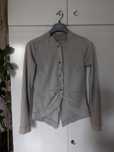 Bluza vintage retro zapinana asymetryczna