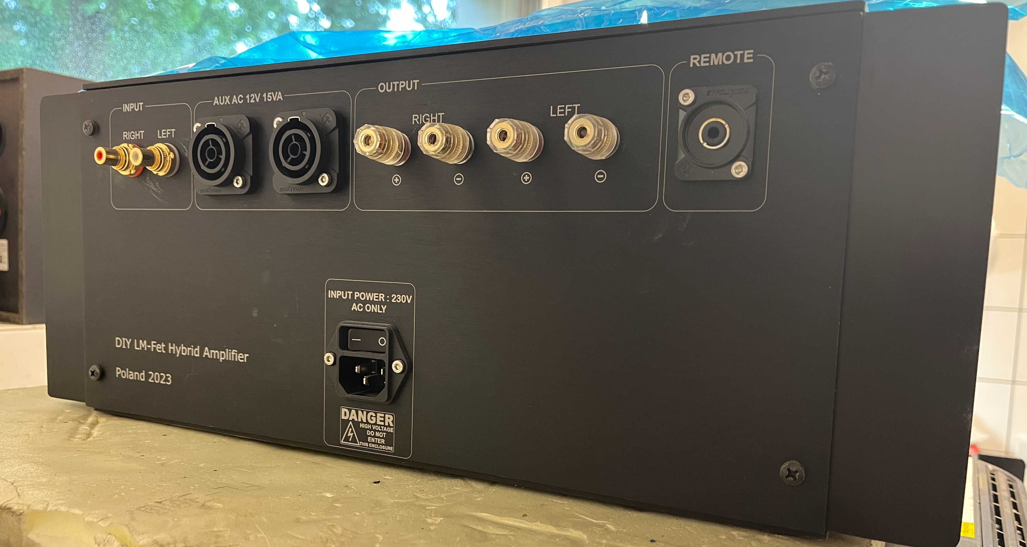 Wzmaczniacz audio DIY LM-FET - bez trafo