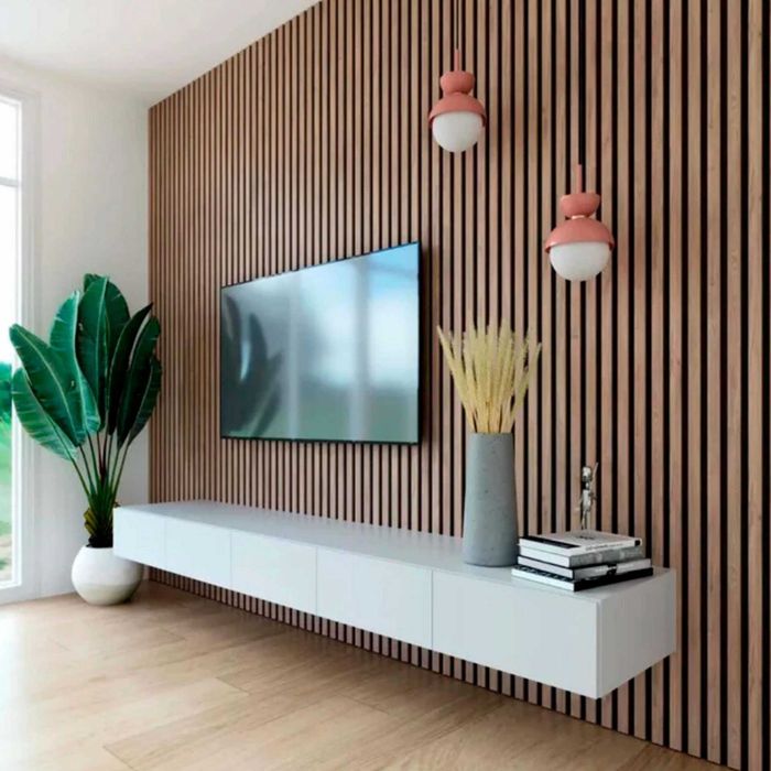 RIPADO INTERIOR EM CARVALHO E NOGUEIRA 2400x600x21mm (ENVIO GRÁTIS)