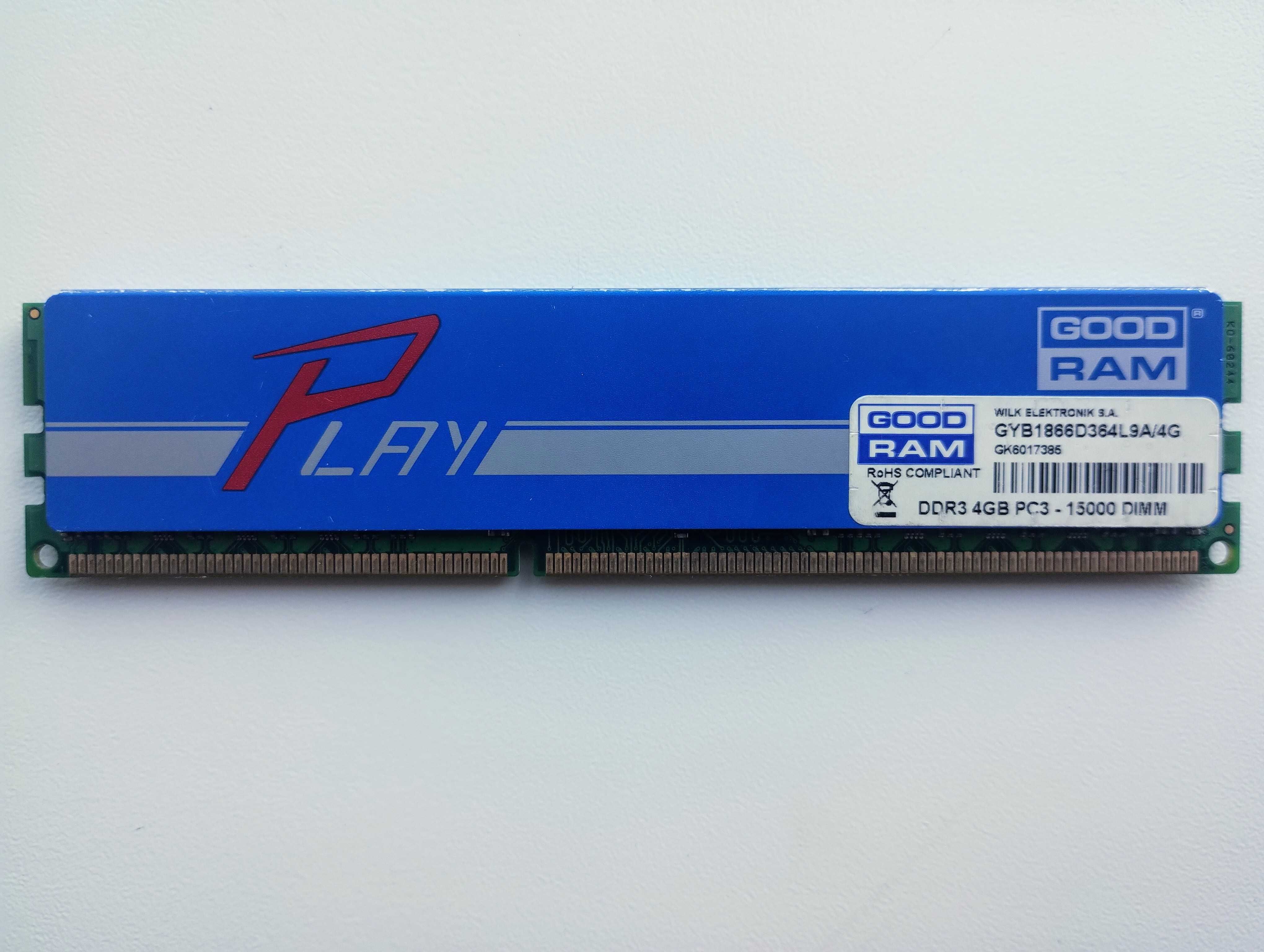 Оперативна пам'ять Kingston DDR3 8GB 1600MHz
