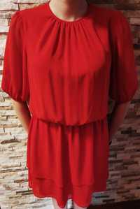 Suknia sukienka wieczorowa Mohito czerwona rozmiar 36/38 S/M